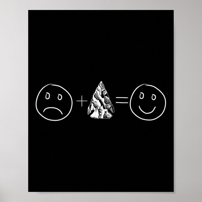 Poster Caça À Arca E Presente De Artefato. Seta Feliz (Frente)