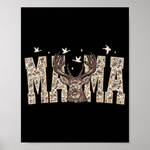 Poster Caça à camuflagem do dia das mães camuflagem dia d