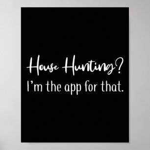 Poster Caça à Casa Eu sou o Aplicativo para aquela Camisa
