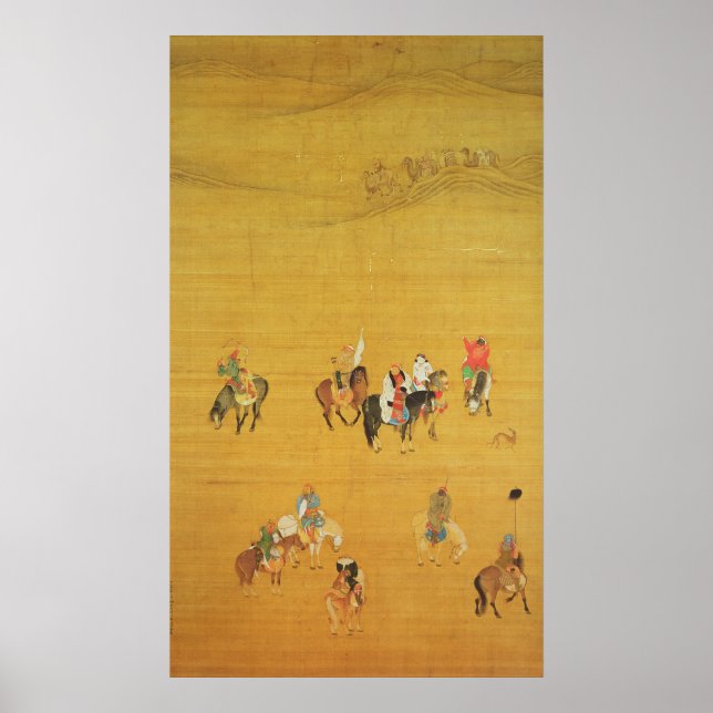Poster Caça a Kublai Khan, dinastia Yuan (Frente)