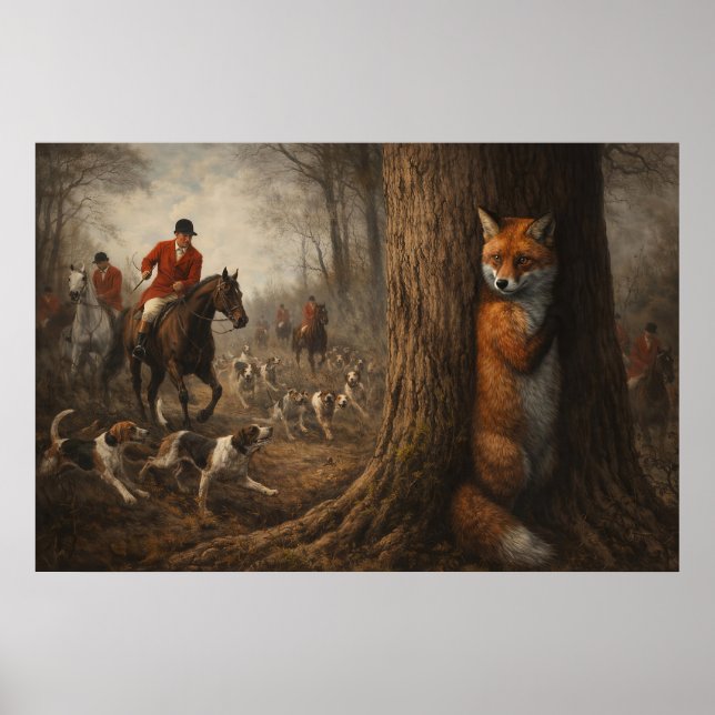 Poster Caça à Raposa (Frente)