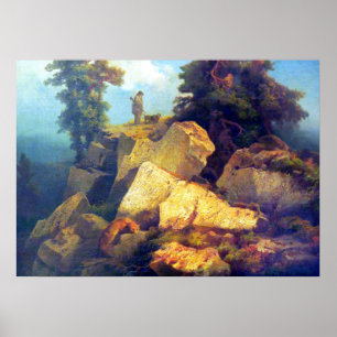 Poster Caça à Raposa Josef Navrátil Depois de 1850