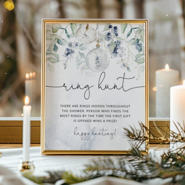 Poster Caça ao anel de eucalipto de inverno (Criador carregado)