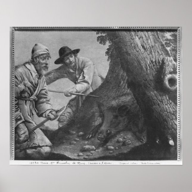 Pôster Caça ao boar (Frente)