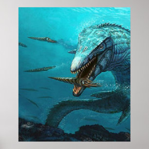 Poster Caça ao Mosassauro
