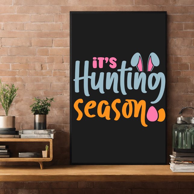 Pôster Caça ao Ovo de Páscoa. Coelho (Criador carregado)