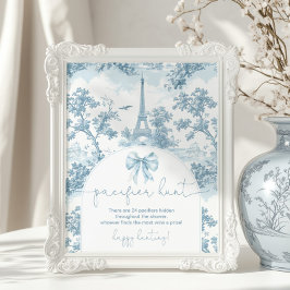 Poster Caça ao Pacificador Toile de Jouy Bonjour bebe