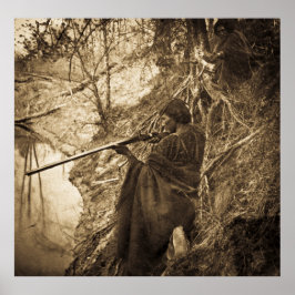 Pôster Caça ao Pato Chefe Indiano Winnebago