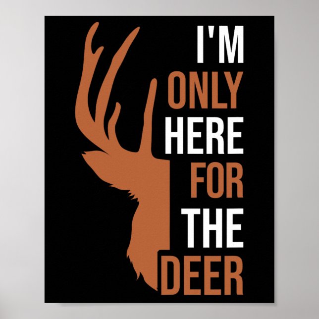 Poster Caça Caça Caça Caça Caça Caça Caça Pata Elk Antler (Frente)
