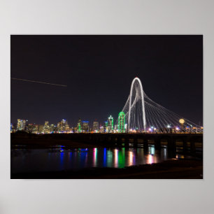 Poster Caça da skyline de Dallas