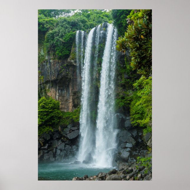 Pôster Caça d'água de Jeongbang, Coreia do Sul (Frente)