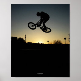 Poster Caça de salto BMX