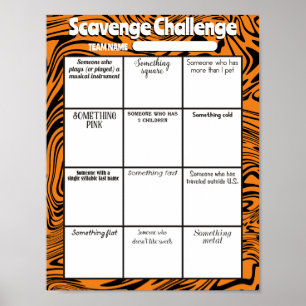 Poster Caça de Scavenger ao quebra-gelo do escritório
