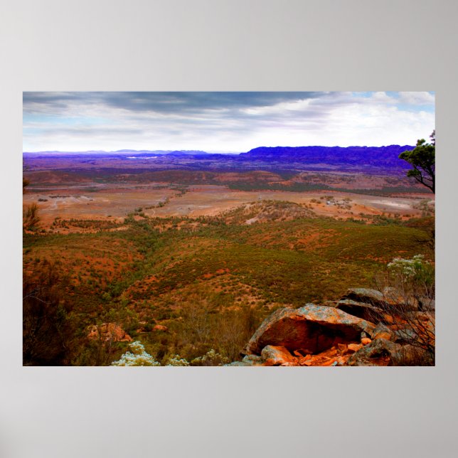 Poster Caça de tempestades nos Flinders Ranges (Frente)