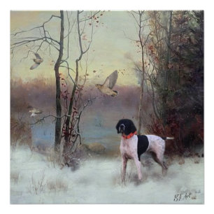 Pôster Caça de Woodcock com SPG