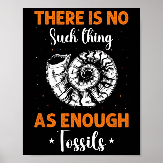 Poster Caça Fóssil - Caça Essencial (Frente)