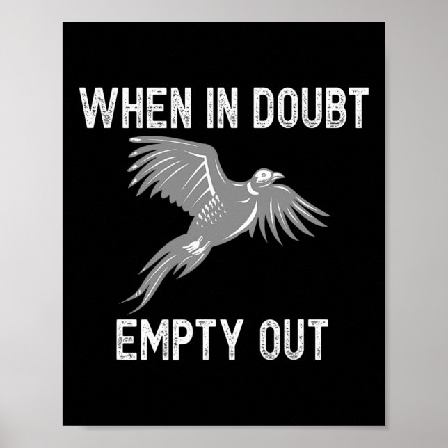 Poster Caça Funny Pheasant - Excelente Caçador Sarcástico (Frente)