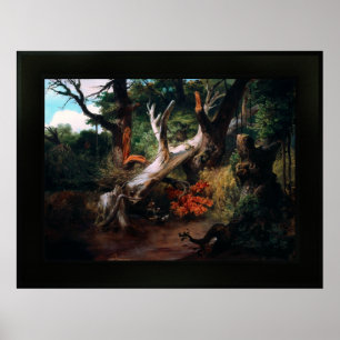 Poster Caça nos pantins por Horace Vernet