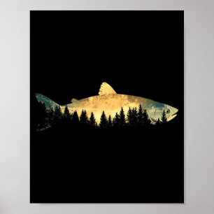 Poster Caça Pesca Floresta Natureza Homens Mulheres Vida