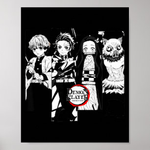 Poster Caçador de demônios_ kimetsu yaiba corpo de caçado
