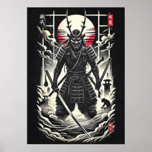 Poster Caçador de Demônios Omni Guerreiro - Tatuagem de A