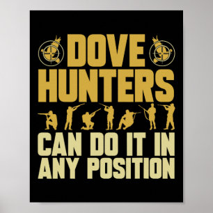 Poster Caçador de Dove Caçadora de Pombas do Texas