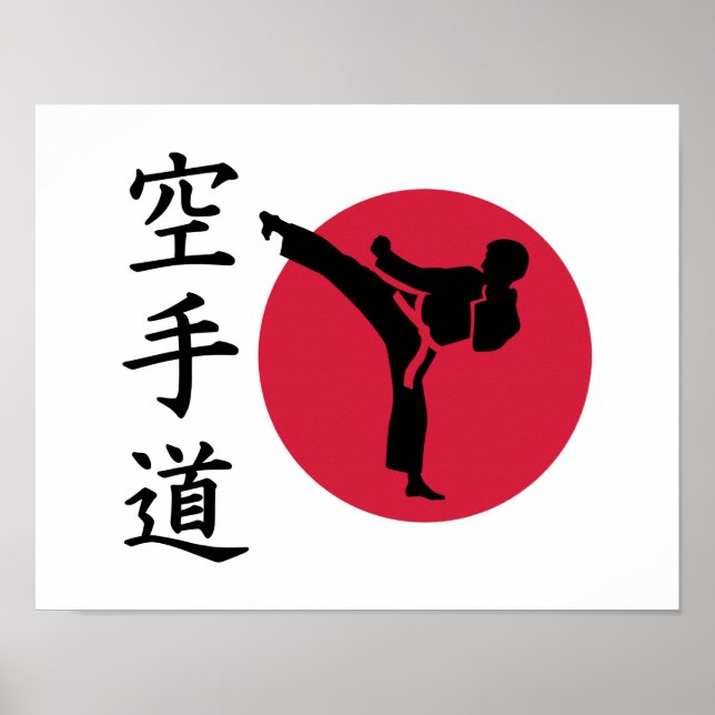 Poster Caçador de Karate chinês (Frente)