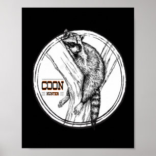 Poster Caçador de Moon Caça à Noite