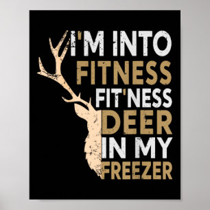 Poster Caçador Engraçado Pai Estou em Forma Geladeira de