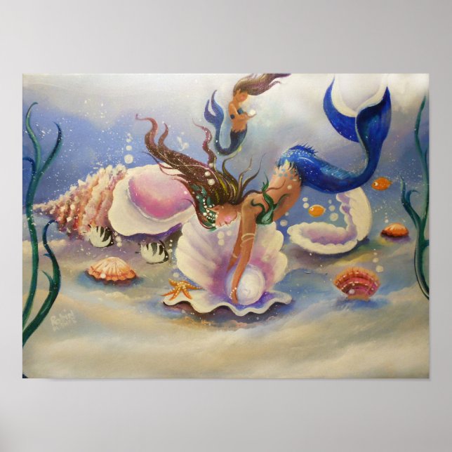 Poster Caçadores de pérolas, Sereias (Frente)