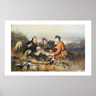Poster Caçadores descansando