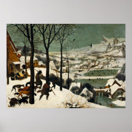 Pôster Caçadores na neve por Pieter Bruegel, o Velho