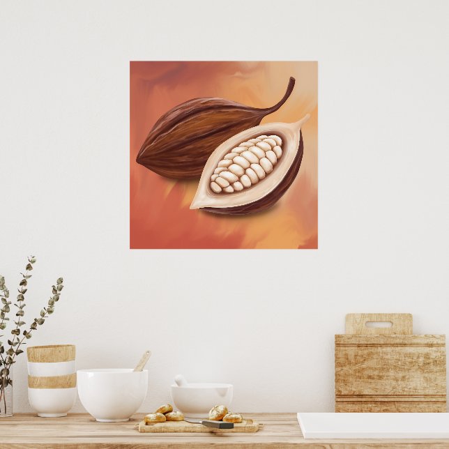 Poster Cacao Pod (Cozinha)