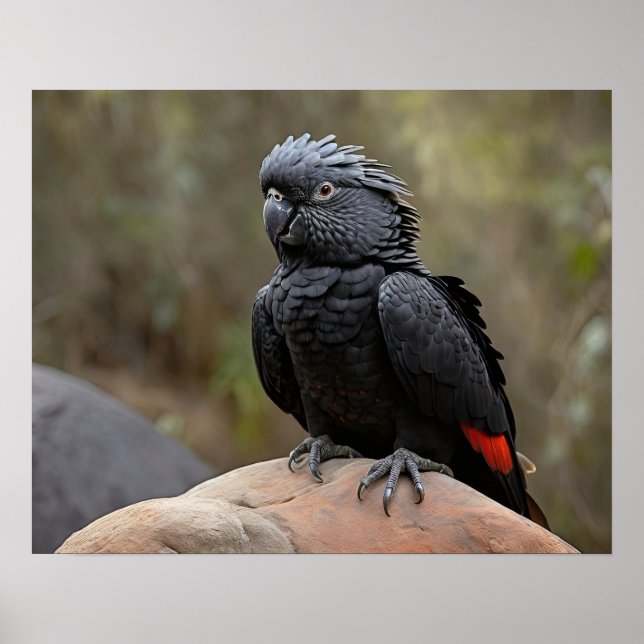Poster Cacatua-preta (Frente)
