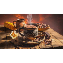 POSTER CACAU - CHOCOLATE QUENTE