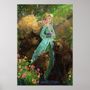 Poster Cachinhos Dourados e os Três Ursos