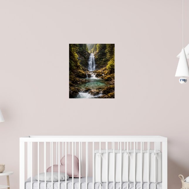 Poster Cachoeira de Cristal no Vale da Montanha (Berçário 2)