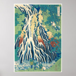 Pôster Cachoeira de Kirifuri (Hiroshige)