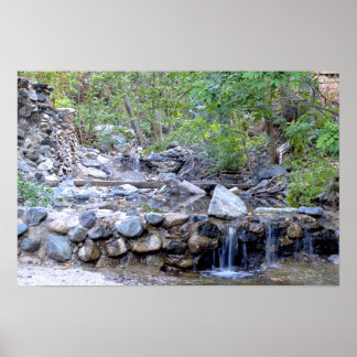 Poster Cachoeira do Holy Jim Creek - Condado de Orange, C