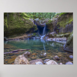 Poster Cachoeira do Punchbowl do diabo