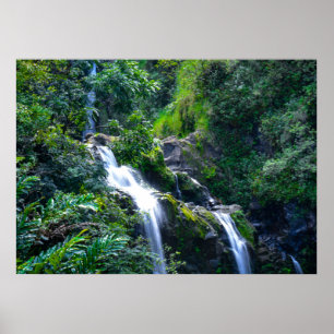 Poster Cachoeira em Maui Havaí
