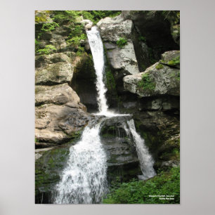 Pôster Cachoeira em quedas de Kent, Connecticut -