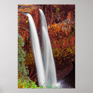 Pôster Cachoeira havaiana