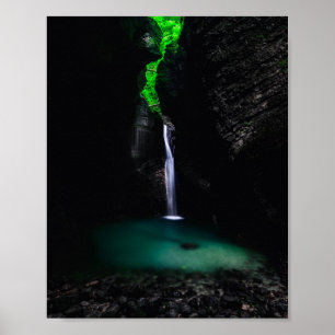 Poster Cachoeira Kozjak em toda a sua glória