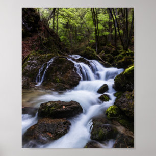 Poster Cachoeira mágica em desfiladeiro Hell
