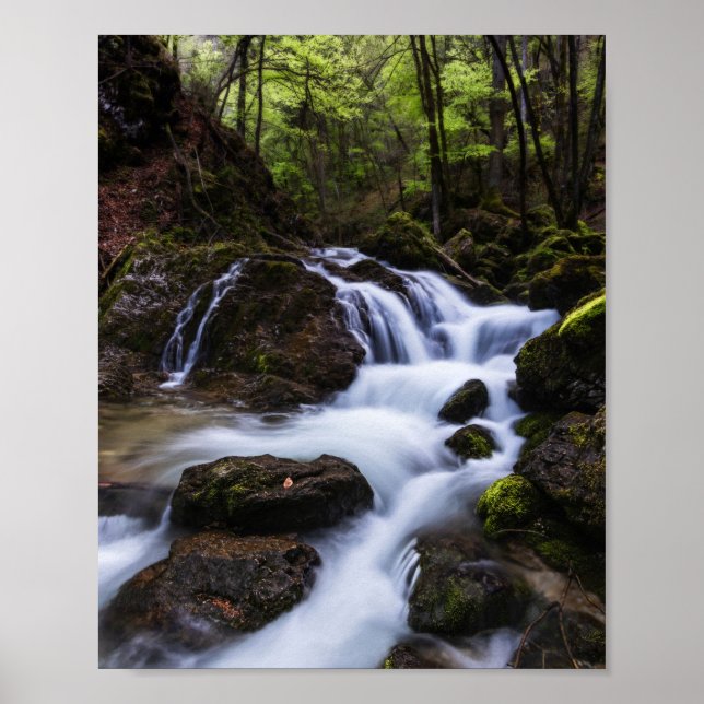 Poster Cachoeira mágica em desfiladeiro Hell (Frente)