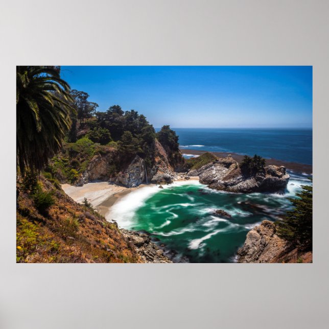 Poster Cachoeira Mcway no parque estadual Julia Pfeiffer  (Frente)