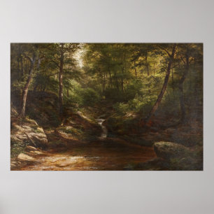 Poster Cachoeira na Floresta – George Hetzel