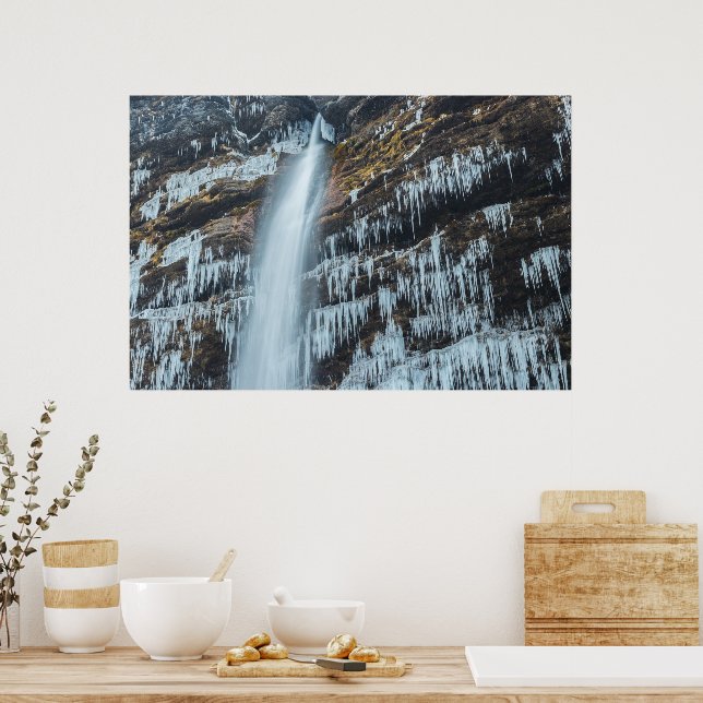 Poster Cachoeira Peričnik em Mojstrana, Eslovênia (Cozinha)