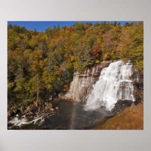 Pôster Cachoeira Rainbow Falls no Gorges State Park na Ca